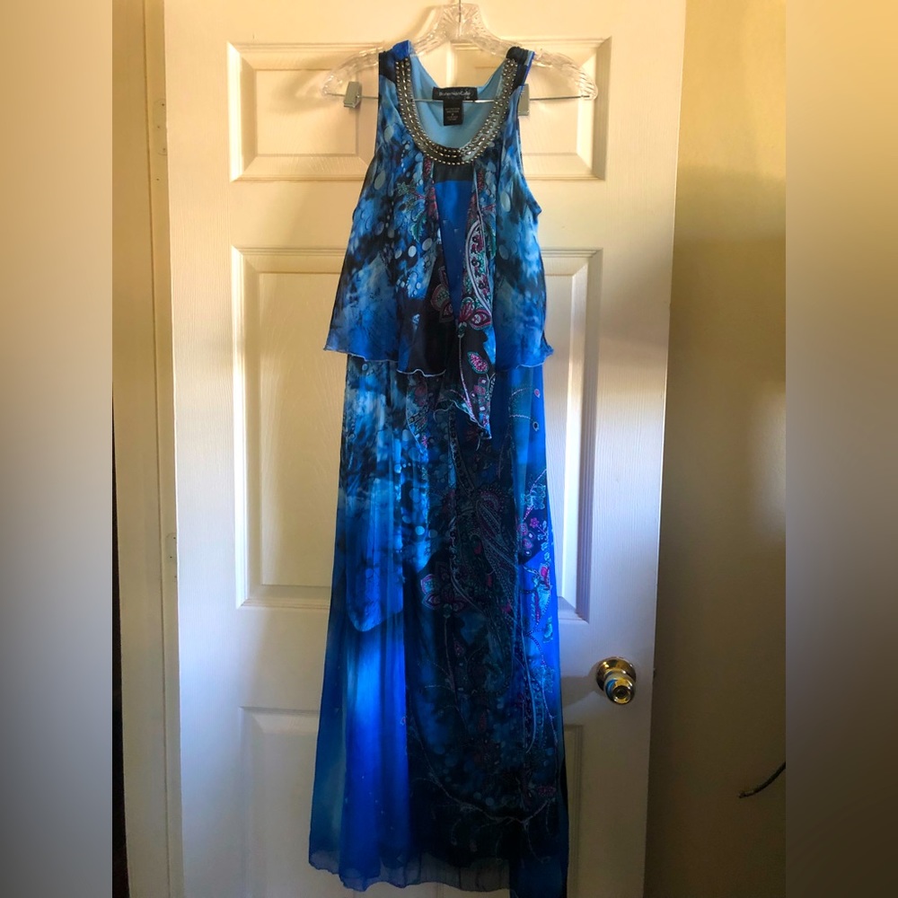 Fully lined light weight Maxi Dress